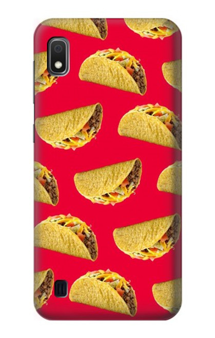 W3755 Mexican Taco Tacos Hülle Schutzhülle Taschen und Leder Flip für Samsung Galaxy A10