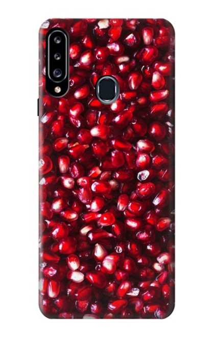 W3757 Pomegranate Hülle Schutzhülle Taschen und Leder Flip für Samsung Galaxy A20s