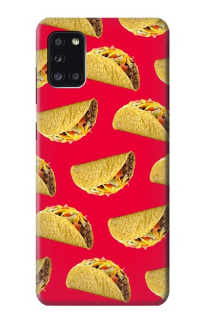 W3755 Mexican Taco Tacos Hülle Schutzhülle Taschen und Leder Flip für Samsung Galaxy A31