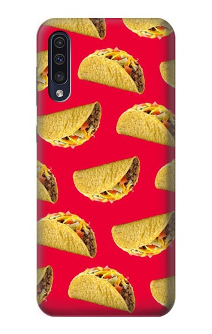 W3755 Mexican Taco Tacos Hülle Schutzhülle Taschen und Leder Flip für Samsung Galaxy A50