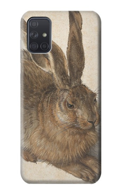 W3781 Albrecht Durer Young Hare Hülle Schutzhülle Taschen und Leder Flip für Samsung Galaxy A71 5G