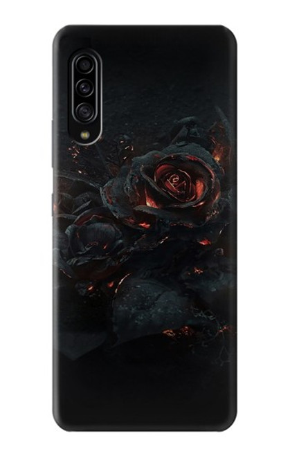 W3672 Burned Rose Hülle Schutzhülle Taschen und Leder Flip für Samsung Galaxy A90 5G