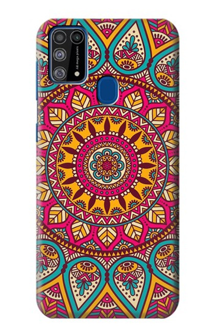 W3694 Hippie Art Pattern Hülle Schutzhülle Taschen und Leder Flip für Samsung Galaxy M31