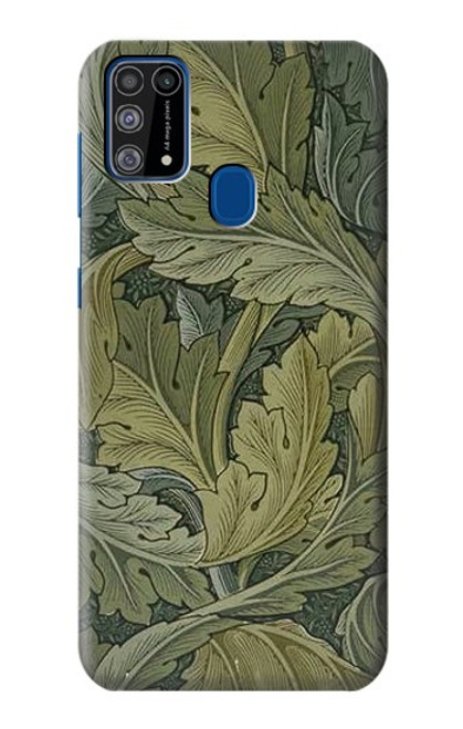 W3790 William Morris Acanthus Leaves Hülle Schutzhülle Taschen und Leder Flip für Samsung Galaxy M31