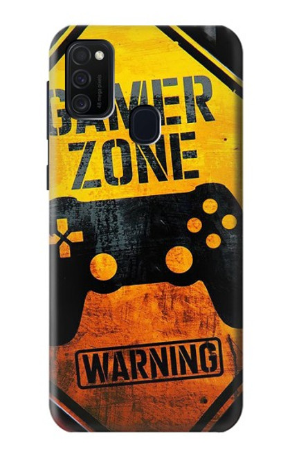 W3690 Gamer Zone Hülle Schutzhülle Taschen und Leder Flip für Samsung Galaxy M21