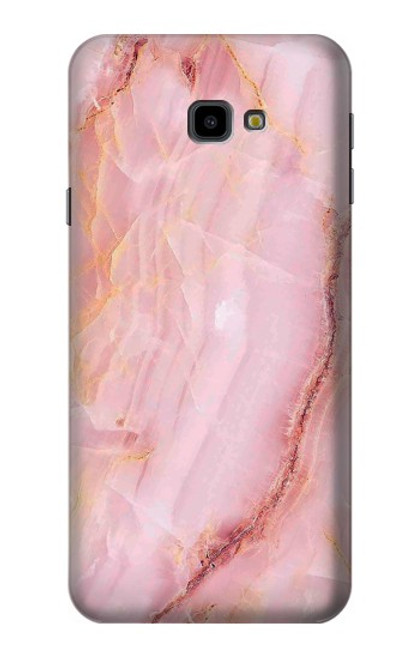 W3670 Blood Marble Hülle Schutzhülle Taschen und Leder Flip für Samsung Galaxy J4+ (2018), J4 Plus (2018)