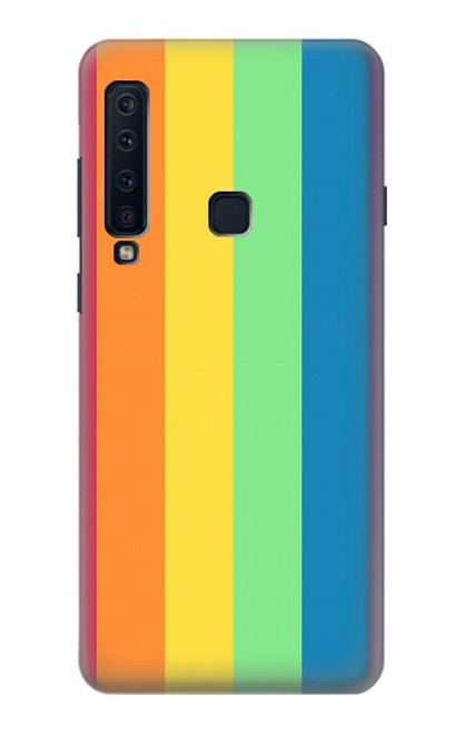 W3699 LGBT Pride Hülle Schutzhülle Taschen und Leder Flip für Samsung Galaxy A9 (2018), A9 Star Pro, A9s