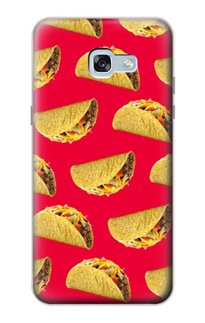 W3755 Mexican Taco Tacos Hülle Schutzhülle Taschen und Leder Flip für Samsung Galaxy A5 (2017)