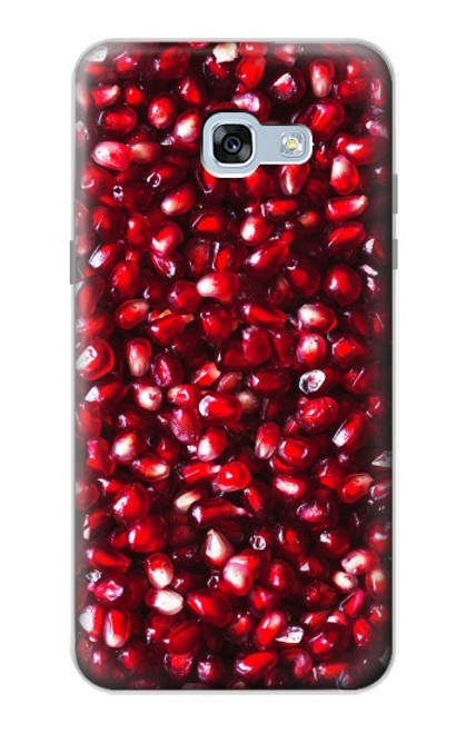 W3757 Pomegranate Hülle Schutzhülle Taschen und Leder Flip für Samsung Galaxy A5 (2017)