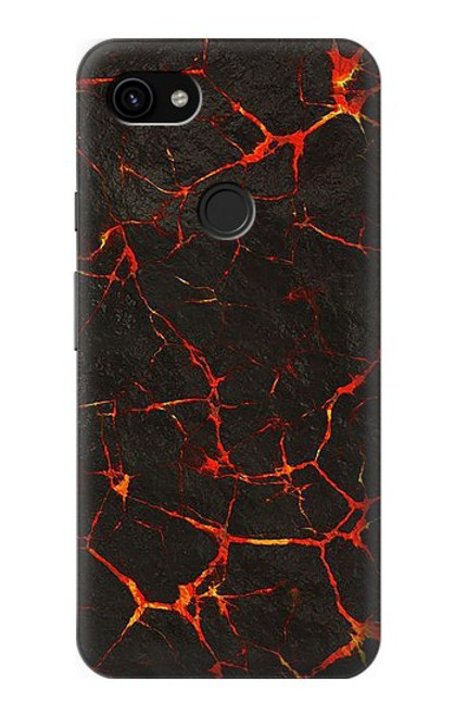 W3696 Lava Magma Hülle Schutzhülle Taschen und Leder Flip für Google Pixel 3a XL