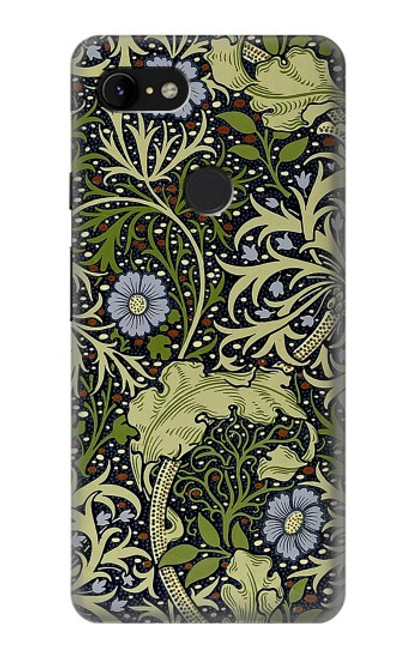 W3792 William Morris Hülle Schutzhülle Taschen und Leder Flip für Google Pixel 3 XL