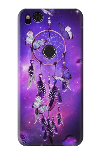 W3685 Dream Catcher Hülle Schutzhülle Taschen und Leder Flip für Google Pixel 2