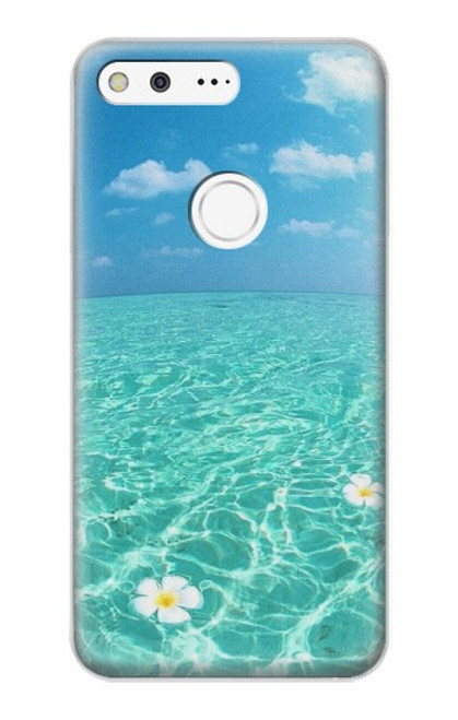 W3720 Summer Ocean Beach Hülle Schutzhülle Taschen und Leder Flip für Google Pixel XL