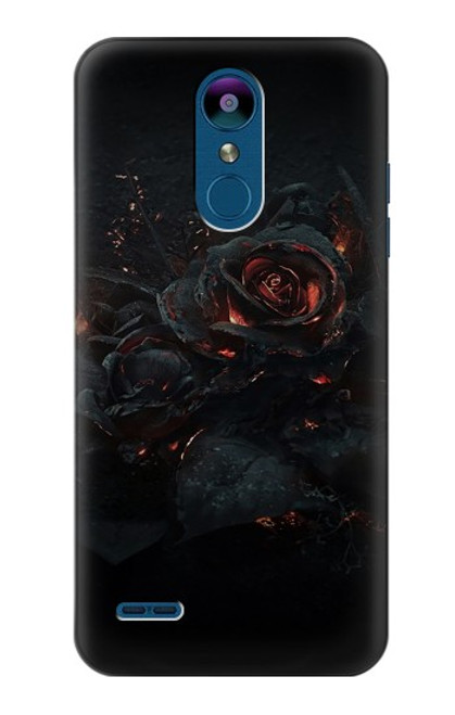 W3672 Burned Rose Hülle Schutzhülle Taschen und Leder Flip für LG K8 (2018)