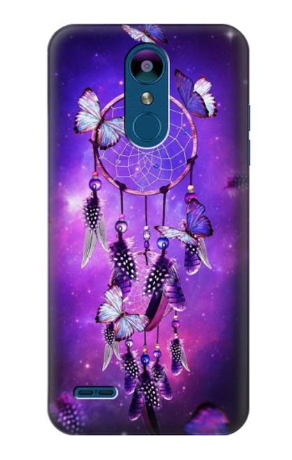 W3685 Dream Catcher Hülle Schutzhülle Taschen und Leder Flip für LG K8 (2018)