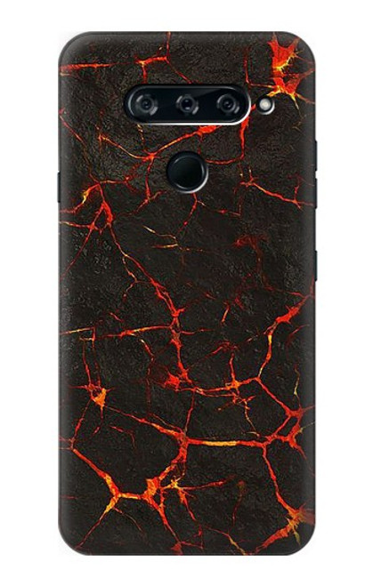 W3696 Lava Magma Hülle Schutzhülle Taschen und Leder Flip für LG V40, LG V40 ThinQ