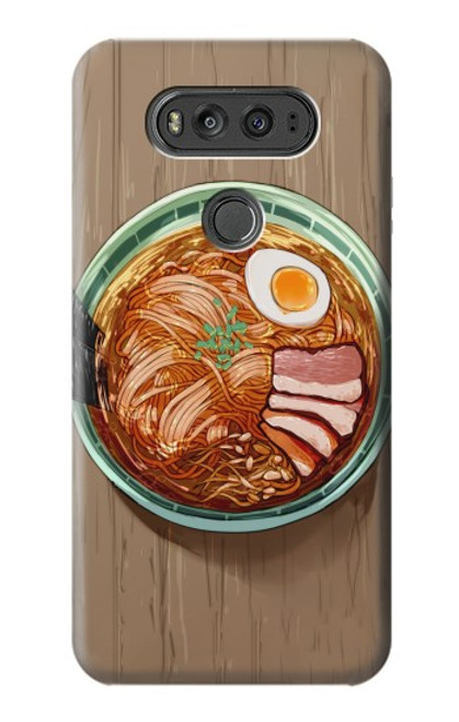 W3756 Ramen Noodles Hülle Schutzhülle Taschen und Leder Flip für LG V20