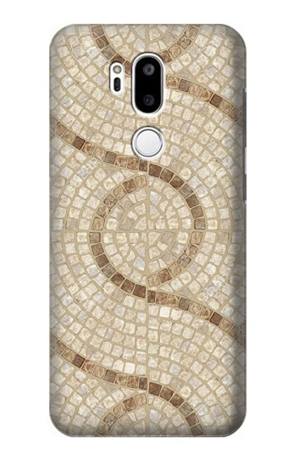 W3703 Mosaic Tiles Hülle Schutzhülle Taschen und Leder Flip für LG G7 ThinQ