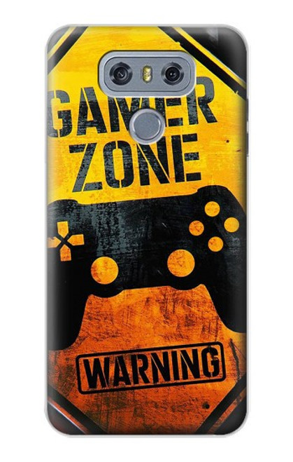 W3690 Gamer Zone Hülle Schutzhülle Taschen und Leder Flip für LG G6