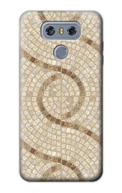 W3703 Mosaic Tiles Hülle Schutzhülle Taschen und Leder Flip für LG G6