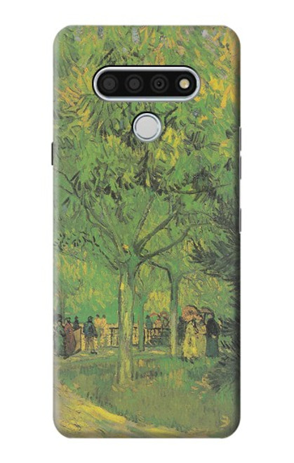 W3748 Van Gogh A Lane in a Public Garden Hülle Schutzhülle Taschen und Leder Flip für LG Stylo 6