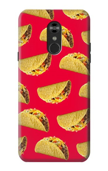 W3755 Mexican Taco Tacos Hülle Schutzhülle Taschen und Leder Flip für LG Q Stylo 4, LG Q Stylus