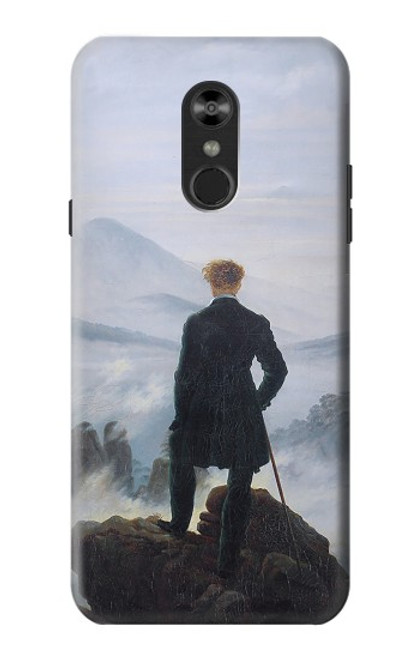 W3789 Wanderer above the Sea of Fog Hülle Schutzhülle Taschen und Leder Flip für LG Q Stylo 4, LG Q Stylus