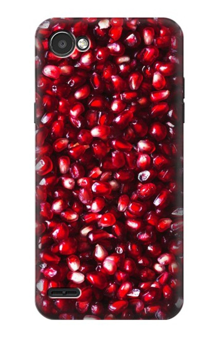 W3757 Pomegranate Hülle Schutzhülle Taschen und Leder Flip für LG Q6