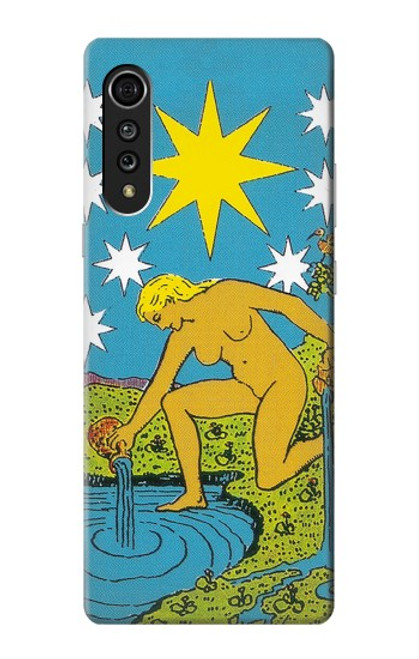 W3744 Tarot Card The Star Hülle Schutzhülle Taschen und Leder Flip für LG Velvet