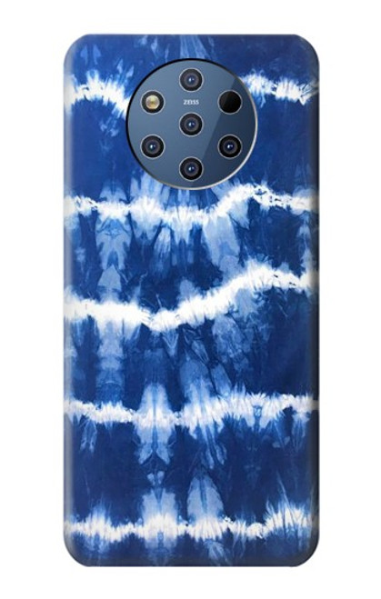 W3671 Blue Tie Dye Hülle Schutzhülle Taschen und Leder Flip für Nokia 9 PureView