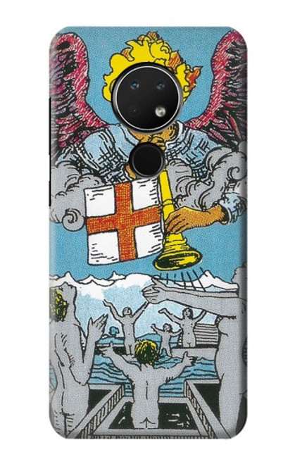 W3743 Tarot Card The Judgement Hülle Schutzhülle Taschen und Leder Flip für Nokia 6.2