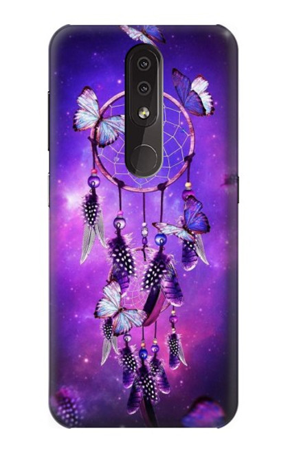 W3685 Dream Catcher Hülle Schutzhülle Taschen und Leder Flip für Nokia 4.2