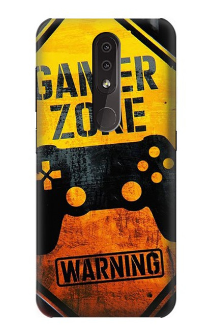 W3690 Gamer Zone Hülle Schutzhülle Taschen und Leder Flip für Nokia 4.2