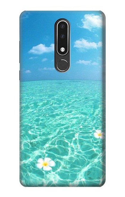 W3720 Summer Ocean Beach Hülle Schutzhülle Taschen und Leder Flip für Nokia 3.1 plus