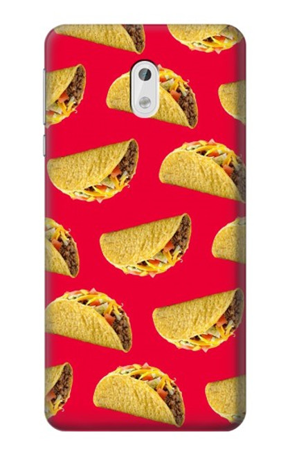 W3755 Mexican Taco Tacos Hülle Schutzhülle Taschen und Leder Flip für Nokia 3