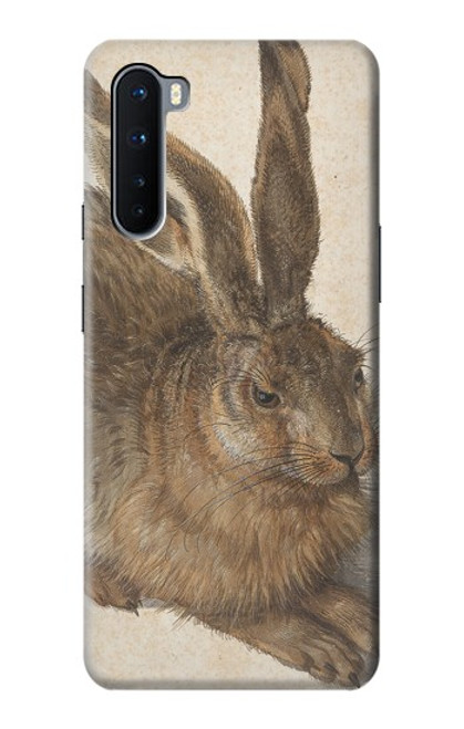 W3781 Albrecht Durer Young Hare Hülle Schutzhülle Taschen und Leder Flip für OnePlus Nord