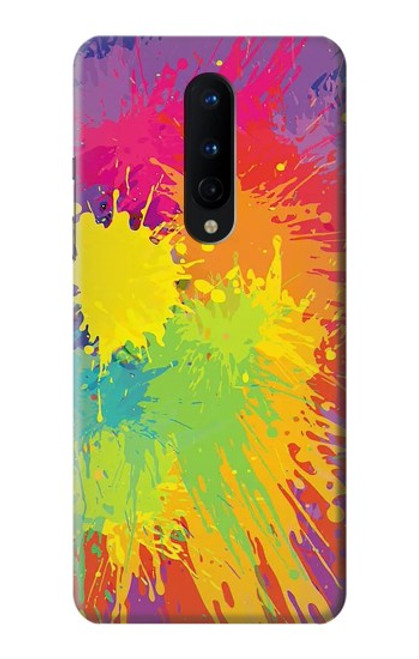 W3675 Color Splash Hülle Schutzhülle Taschen und Leder Flip für OnePlus 8