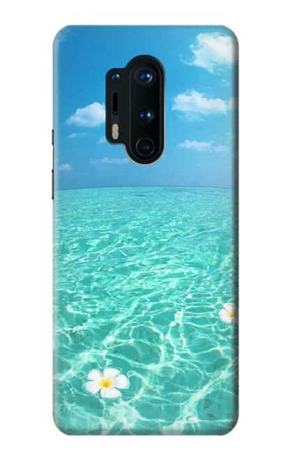 W3720 Summer Ocean Beach Hülle Schutzhülle Taschen und Leder Flip für OnePlus 8 Pro