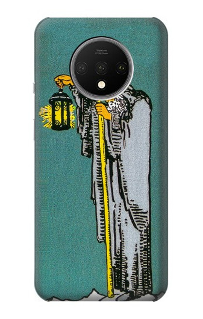 W3741 Tarot Card The Hermit Hülle Schutzhülle Taschen und Leder Flip für OnePlus 7T