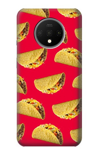W3755 Mexican Taco Tacos Hülle Schutzhülle Taschen und Leder Flip für OnePlus 7T