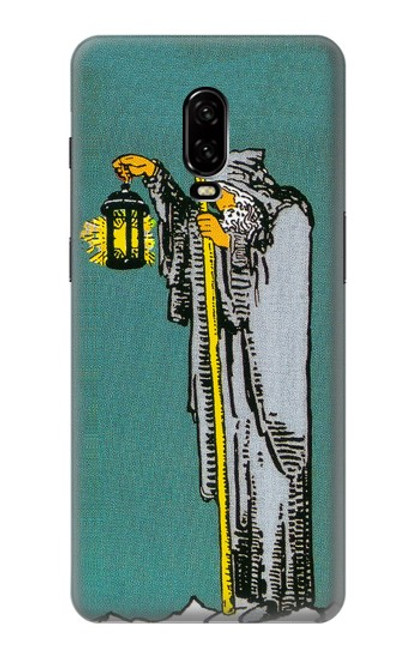 W3741 Tarot Card The Hermit Hülle Schutzhülle Taschen und Leder Flip für OnePlus 6T