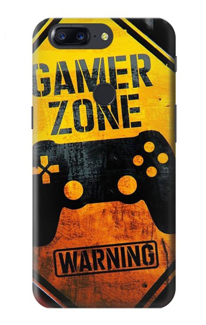 W3690 Gamer Zone Hülle Schutzhülle Taschen und Leder Flip für OnePlus 5T