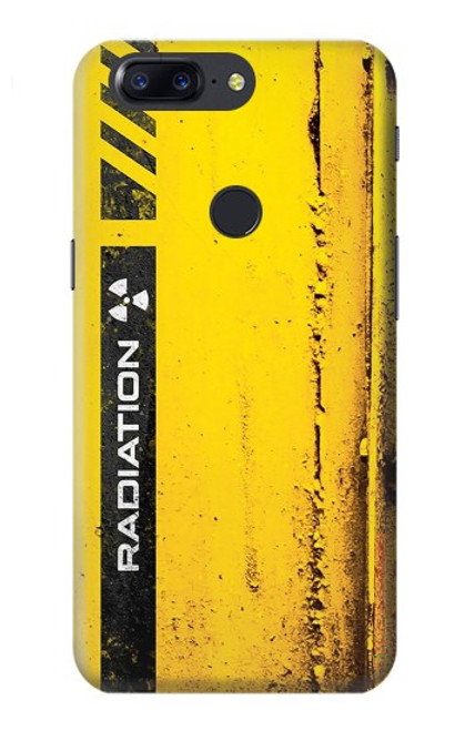 W3714 Radiation Warning Hülle Schutzhülle Taschen und Leder Flip für OnePlus 5T