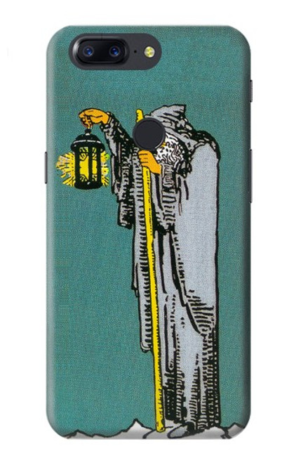 W3741 Tarot Card The Hermit Hülle Schutzhülle Taschen und Leder Flip für OnePlus 5T
