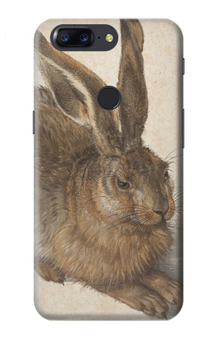 W3781 Albrecht Durer Young Hare Hülle Schutzhülle Taschen und Leder Flip für OnePlus 5T