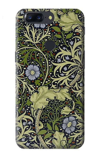 W3792 William Morris Hülle Schutzhülle Taschen und Leder Flip für OnePlus 5T