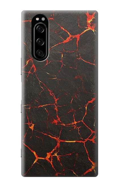 W3696 Lava Magma Hülle Schutzhülle Taschen und Leder Flip für Sony Xperia 5