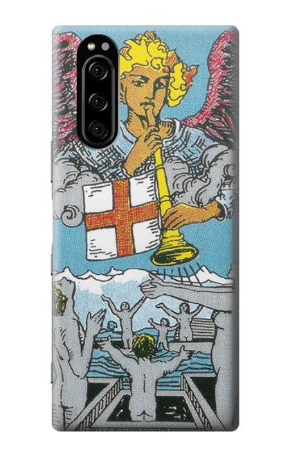 W3743 Tarot Card The Judgement Hülle Schutzhülle Taschen und Leder Flip für Sony Xperia 5