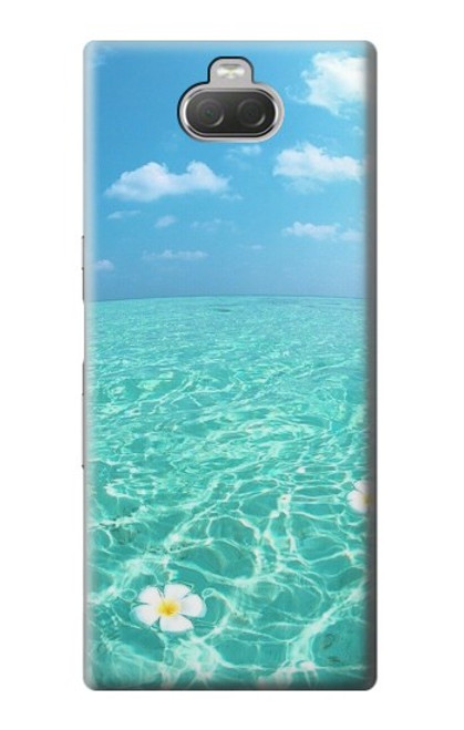 W3720 Summer Ocean Beach Hülle Schutzhülle Taschen und Leder Flip für Sony Xperia 10