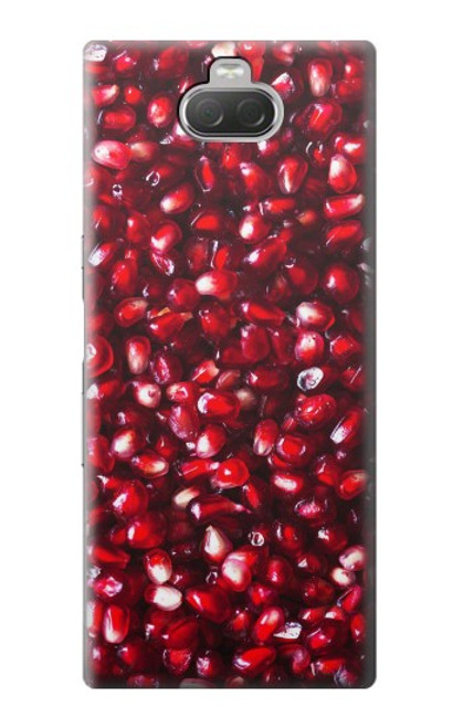 W3757 Pomegranate Hülle Schutzhülle Taschen und Leder Flip für Sony Xperia 10